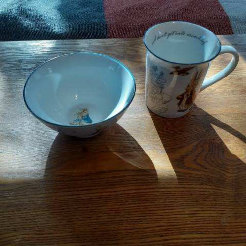 Peter Rabbit Cup and Bowl Set